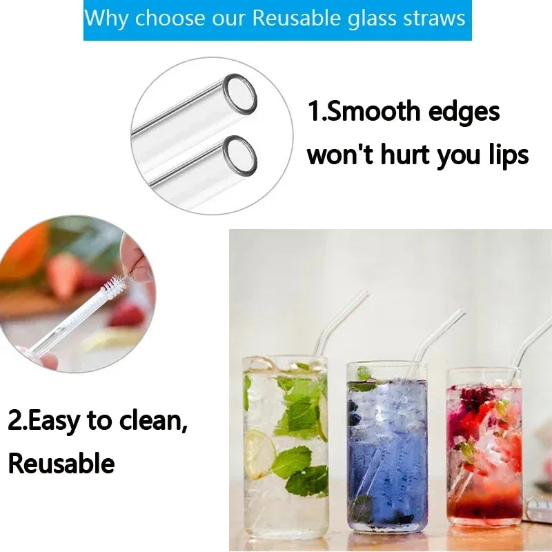 Sip Clean. Sip Green. 🌿 or Reusable Smoothie Straw Set